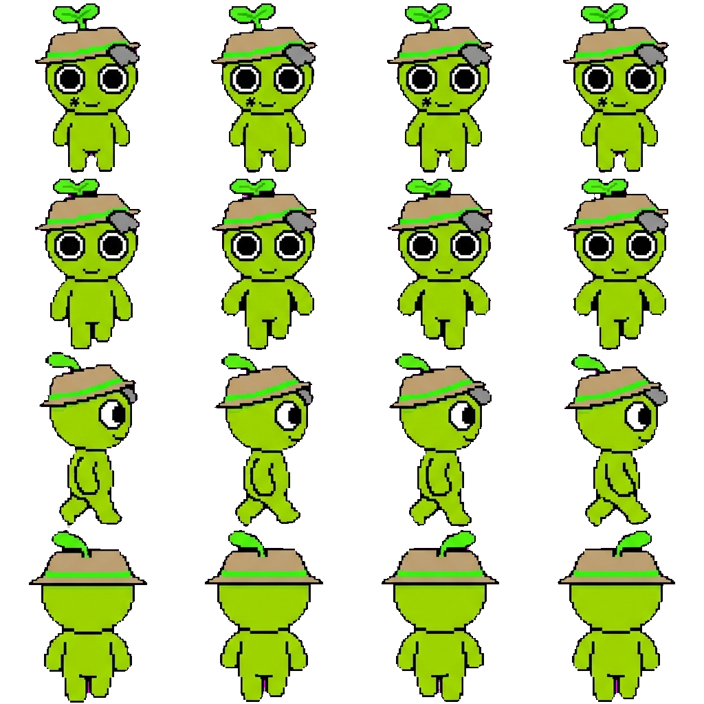 Spring movement sprite