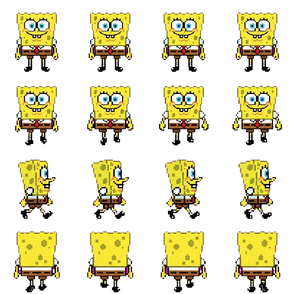 Bob Esponja movement sprite