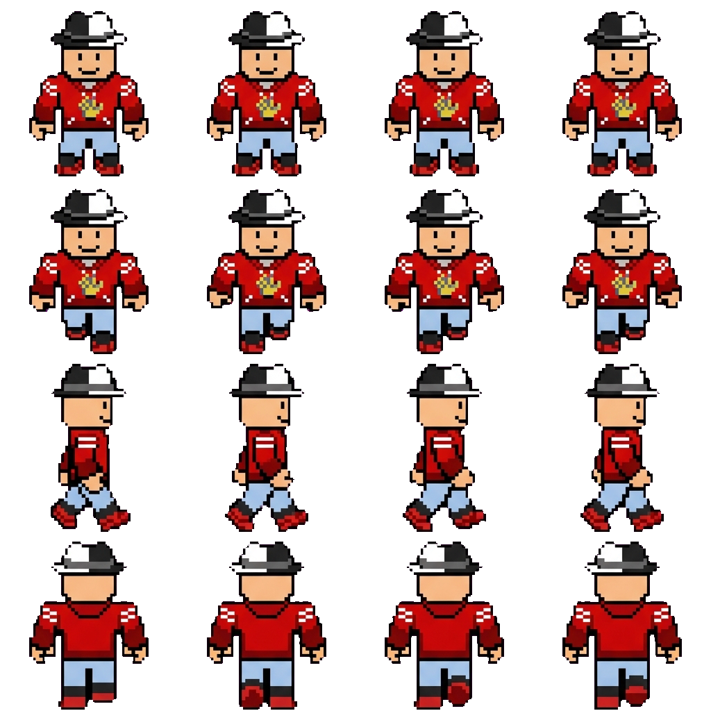 Nero movement sprite