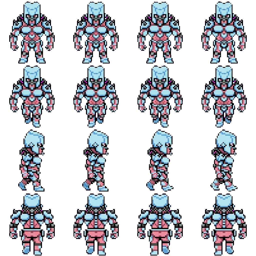 Crazy diamonds movement sprite