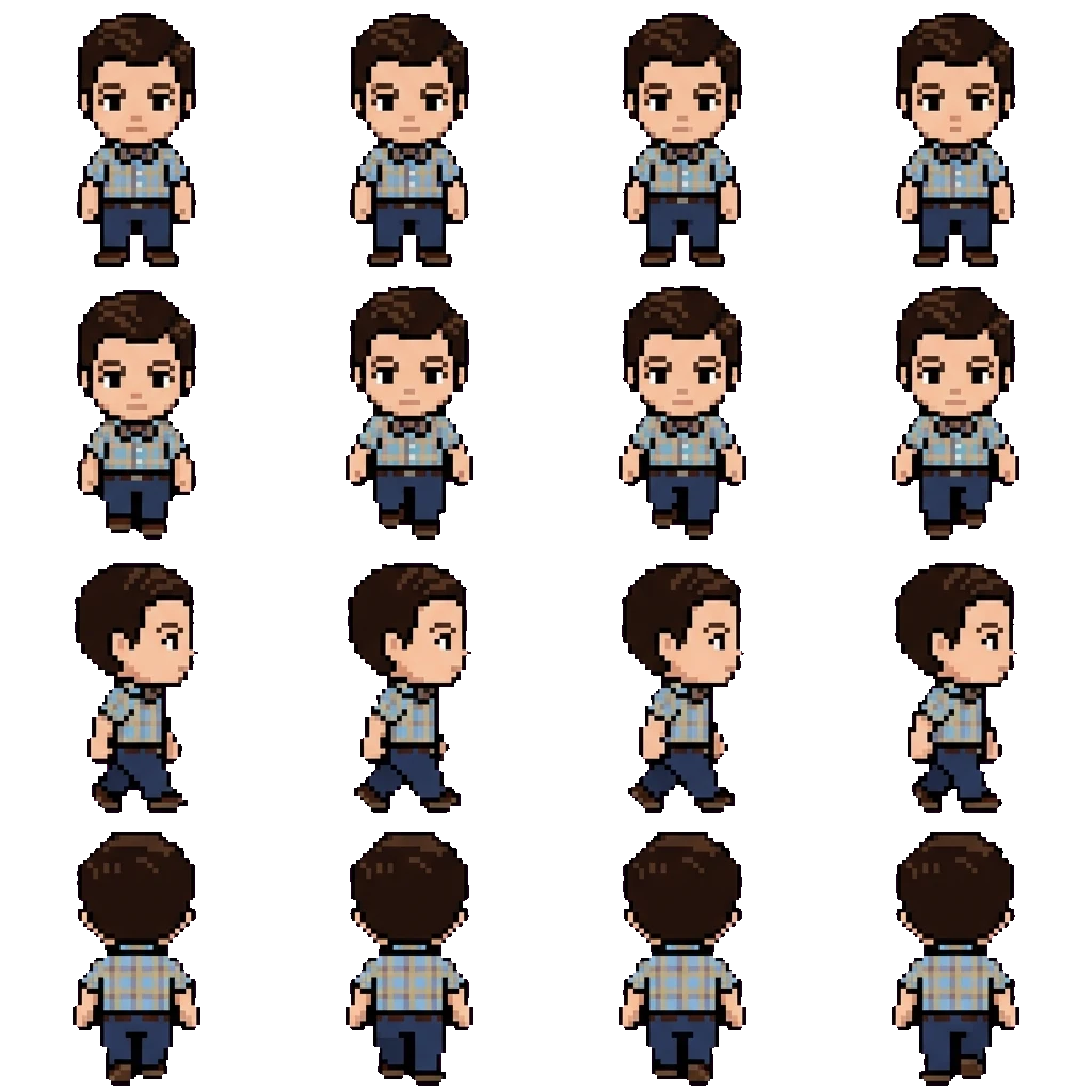 Sheldon Lee Cooper movement sprite