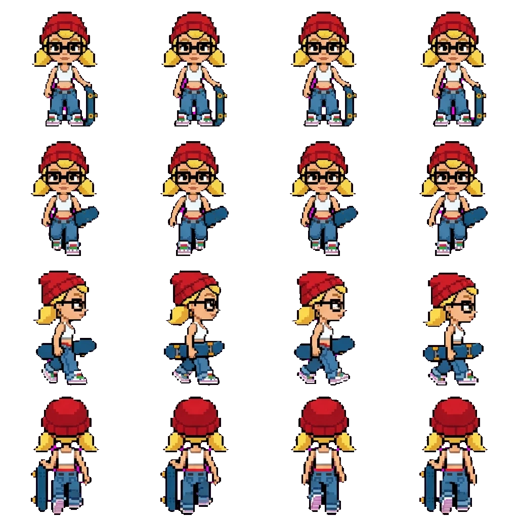 Beatrice (Tricky) Fairchild movement sprite