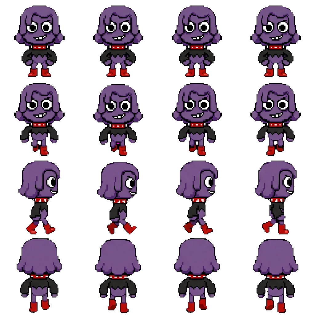 Waxwell movement sprite