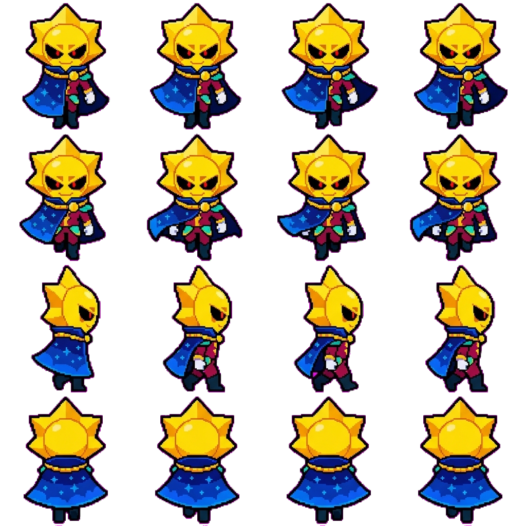 Sirius movement sprite