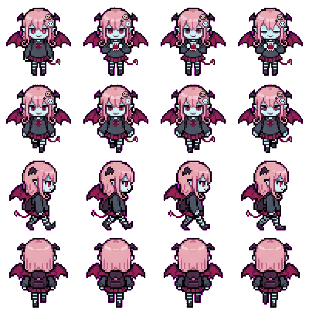 Lace movement sprite