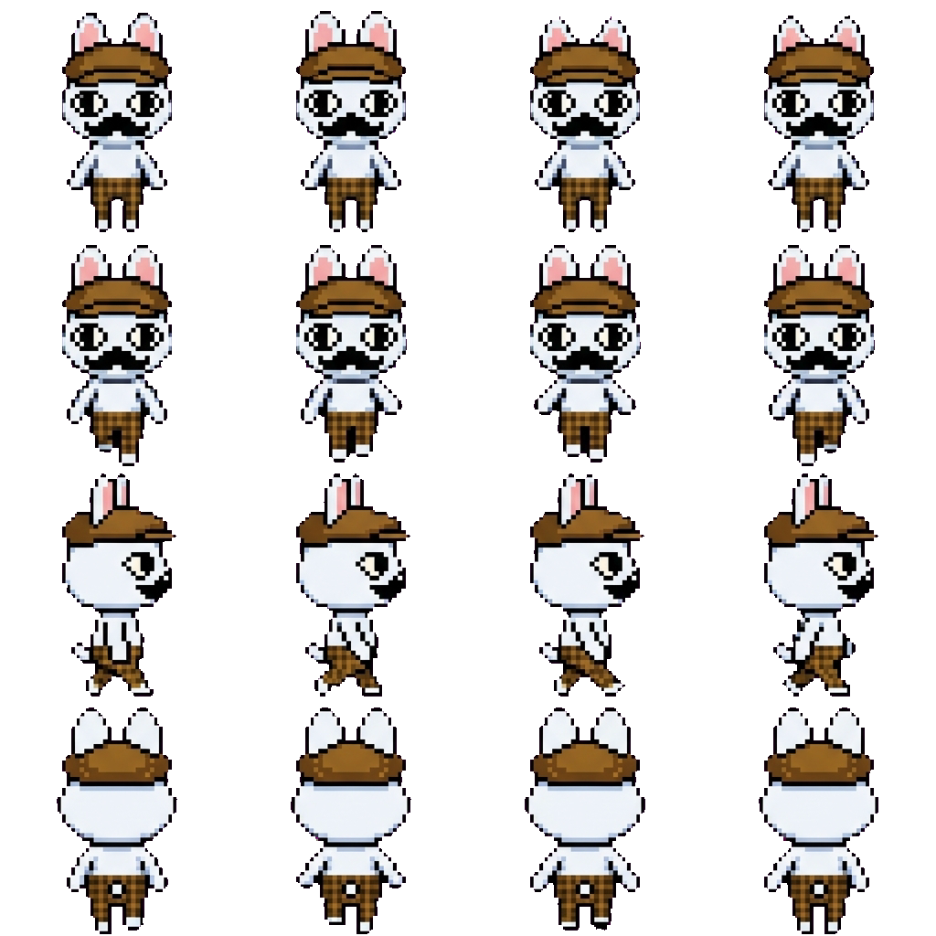 Barney movement sprite