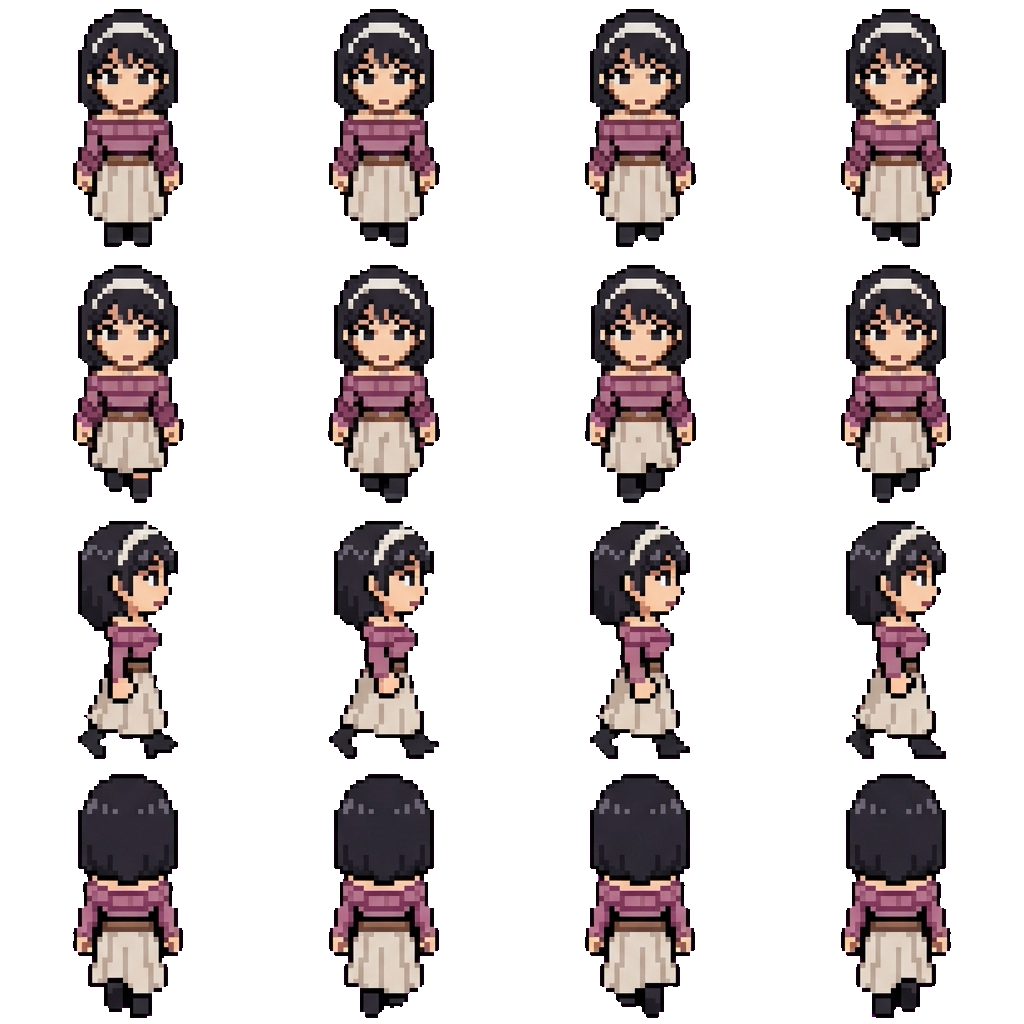 Cho Hyun-ju movement sprite