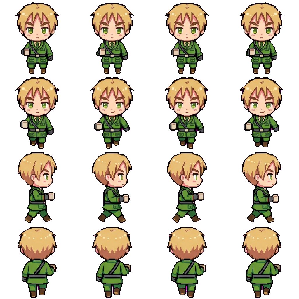 Arthur Kirkland movement sprite