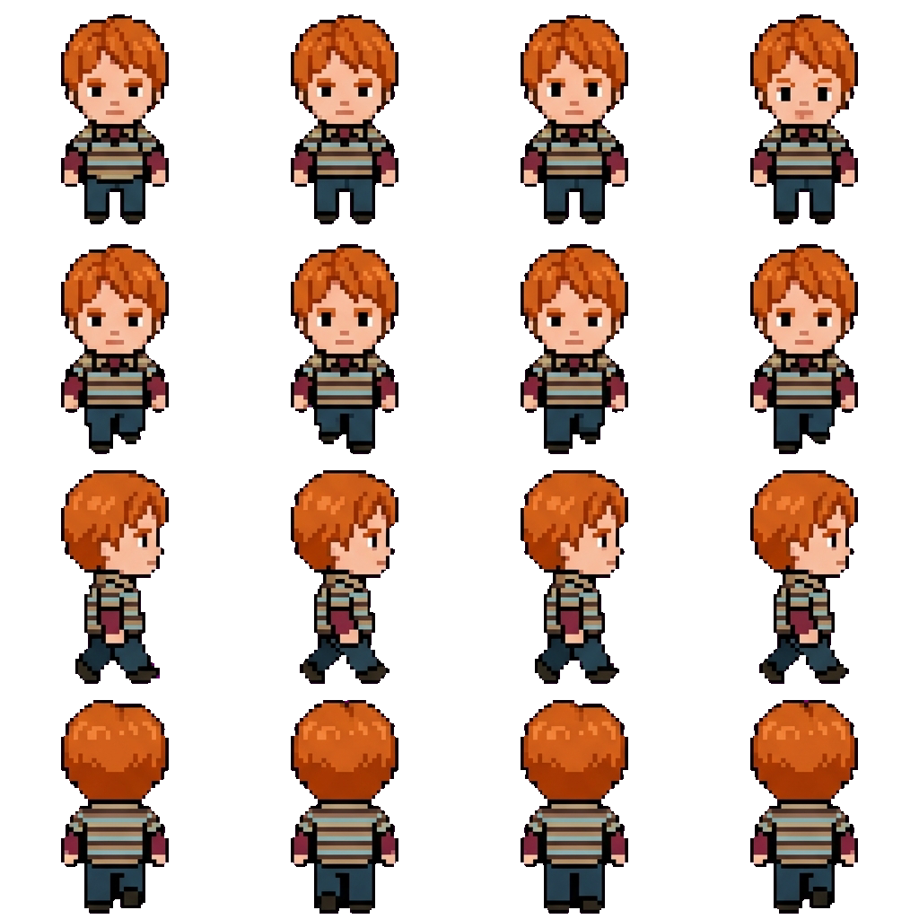 George Weasley movement sprite