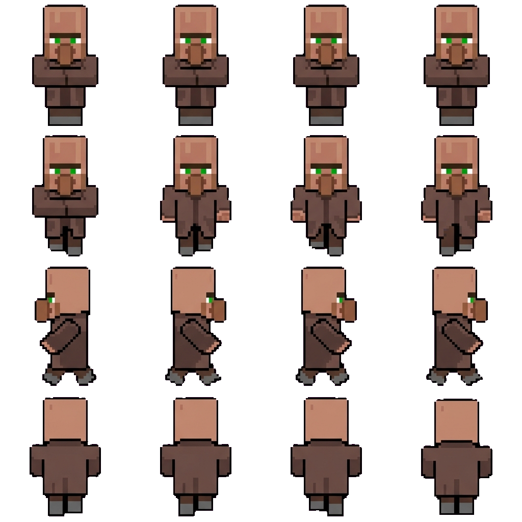 Villager movement sprite