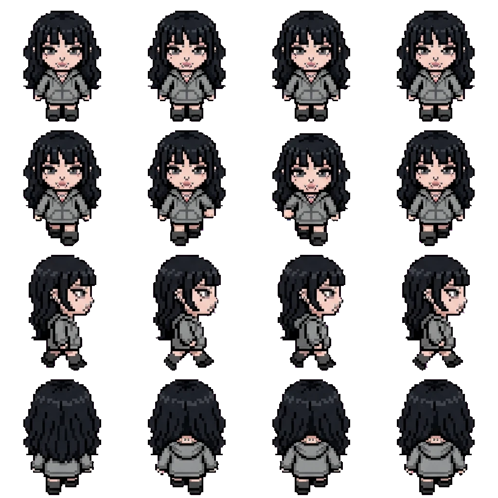 Xixi movement sprite