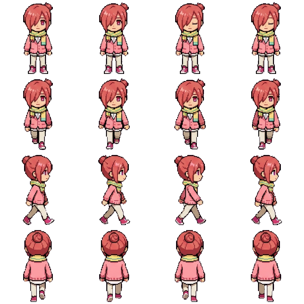 Mitsuba movement sprite