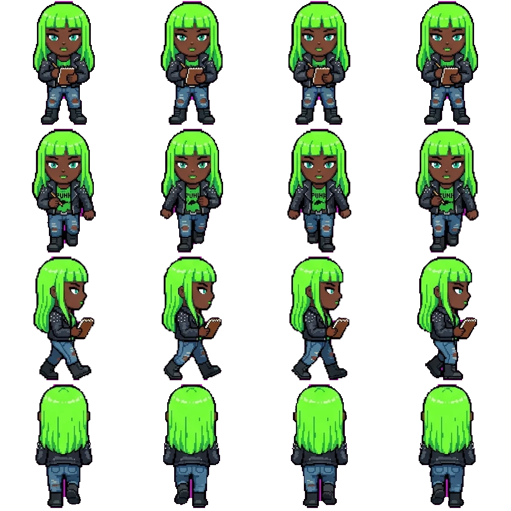 Jara movement sprite