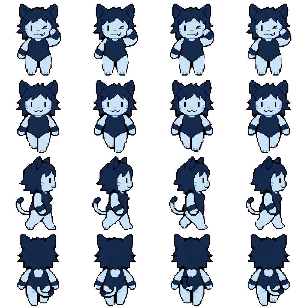 Kitty TwoTime movement sprite