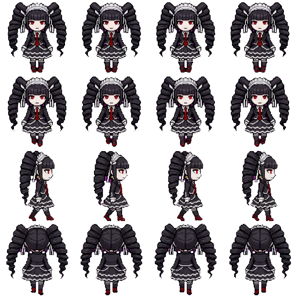 celestia ludenberg movement sprite