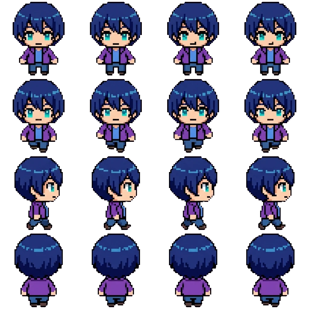 Yuu Mashiro movement sprite