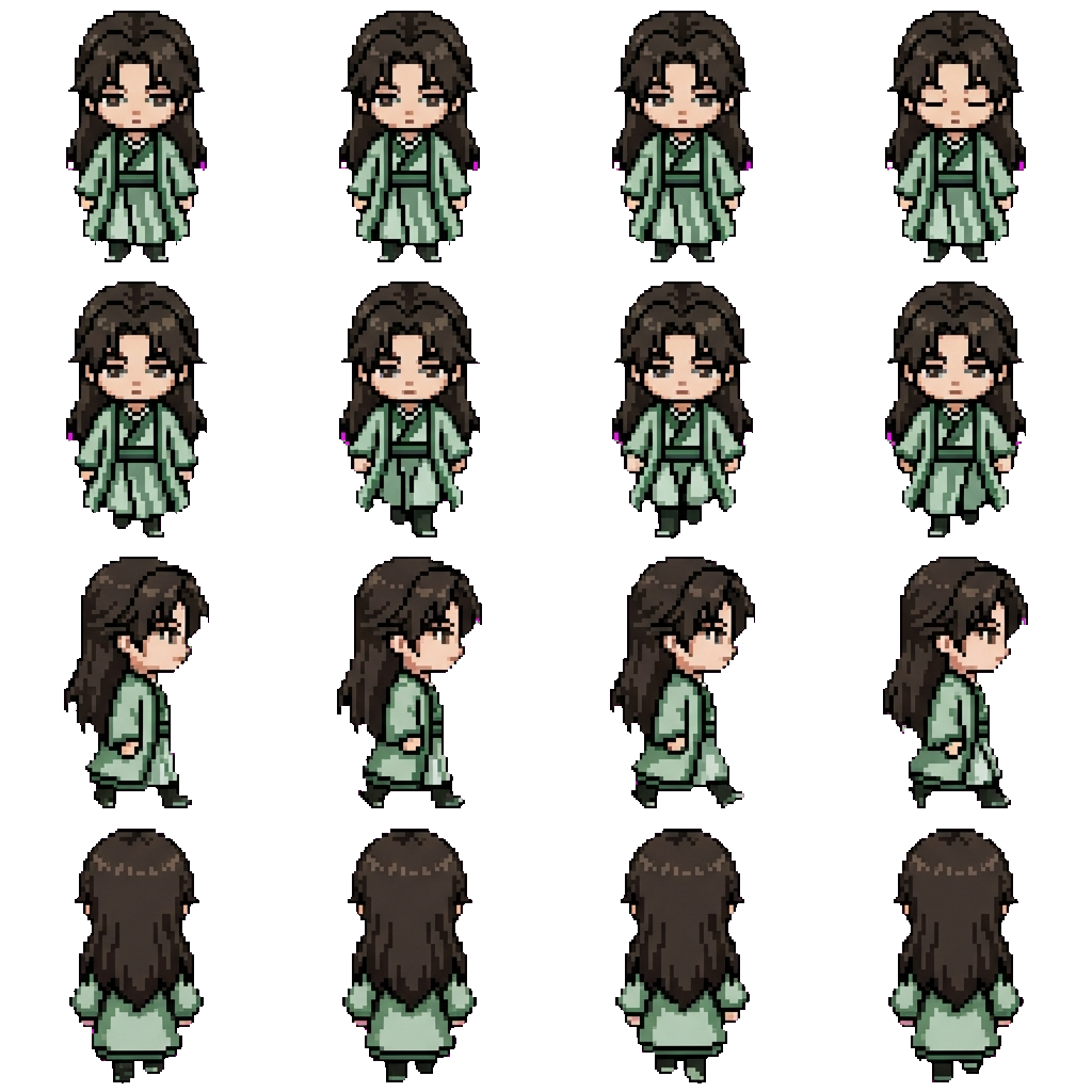 Линь Жуй movement sprite