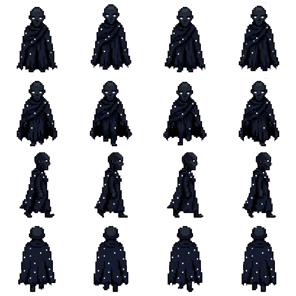 The Black Man movement sprite