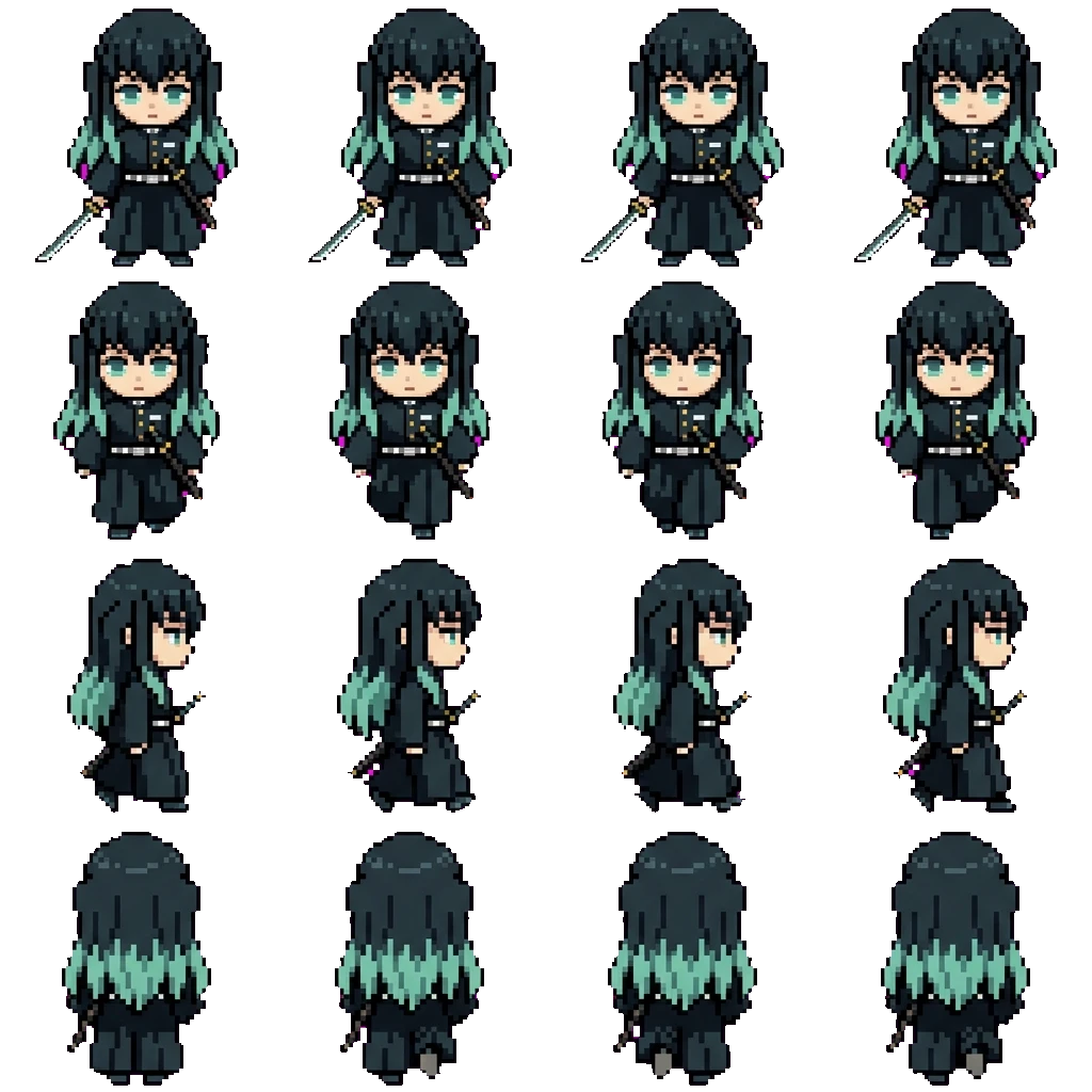 Yuichiro (¬_¬) movement sprite