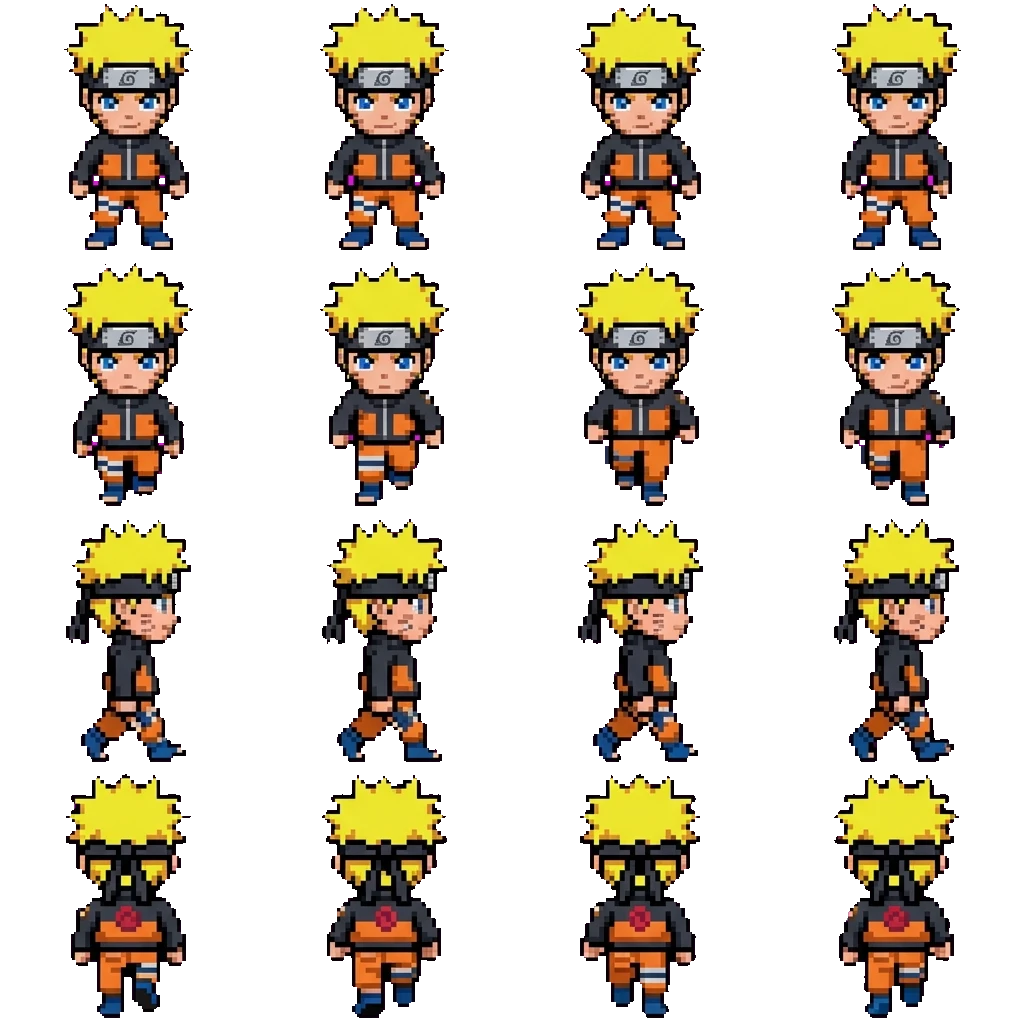 Naruto movement sprite