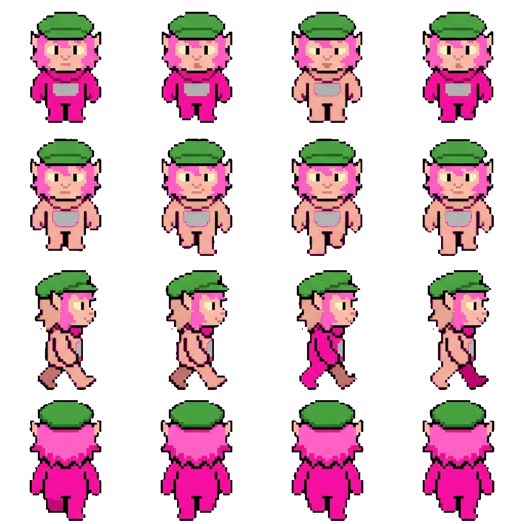 Anne movement sprite