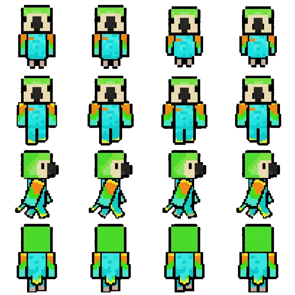Parrot movement sprite