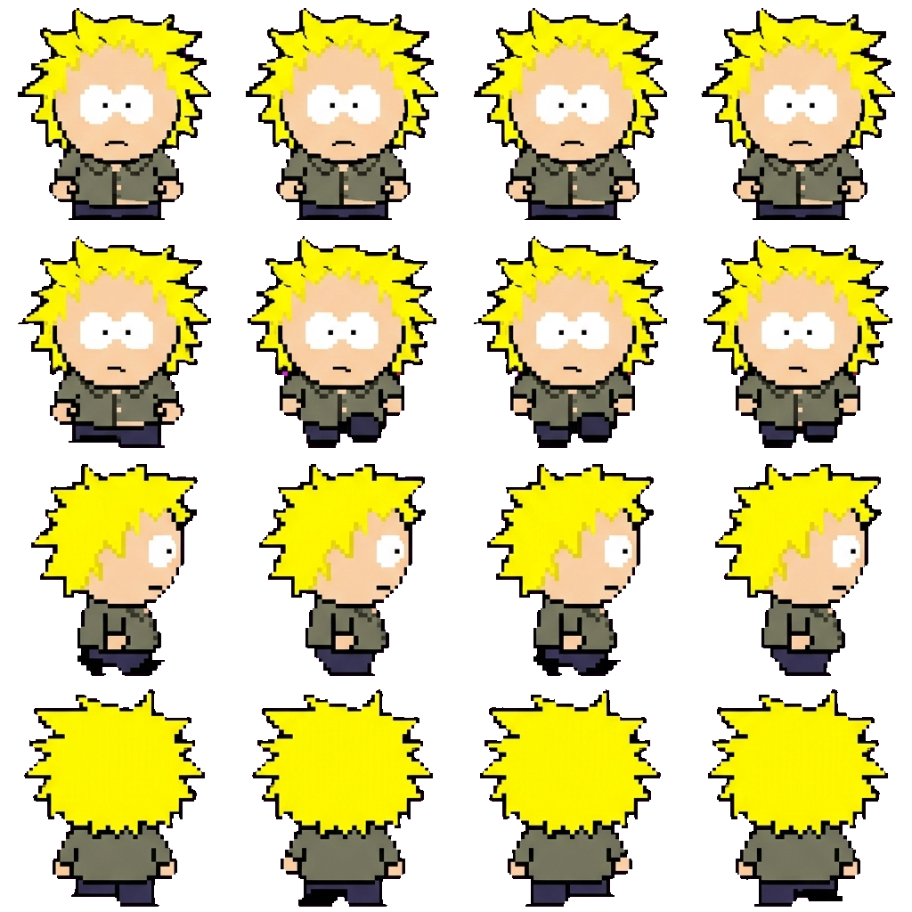 Tweek movement sprite