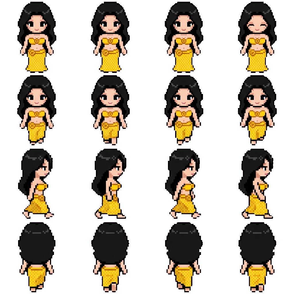 Mali Xue Xu movement sprite