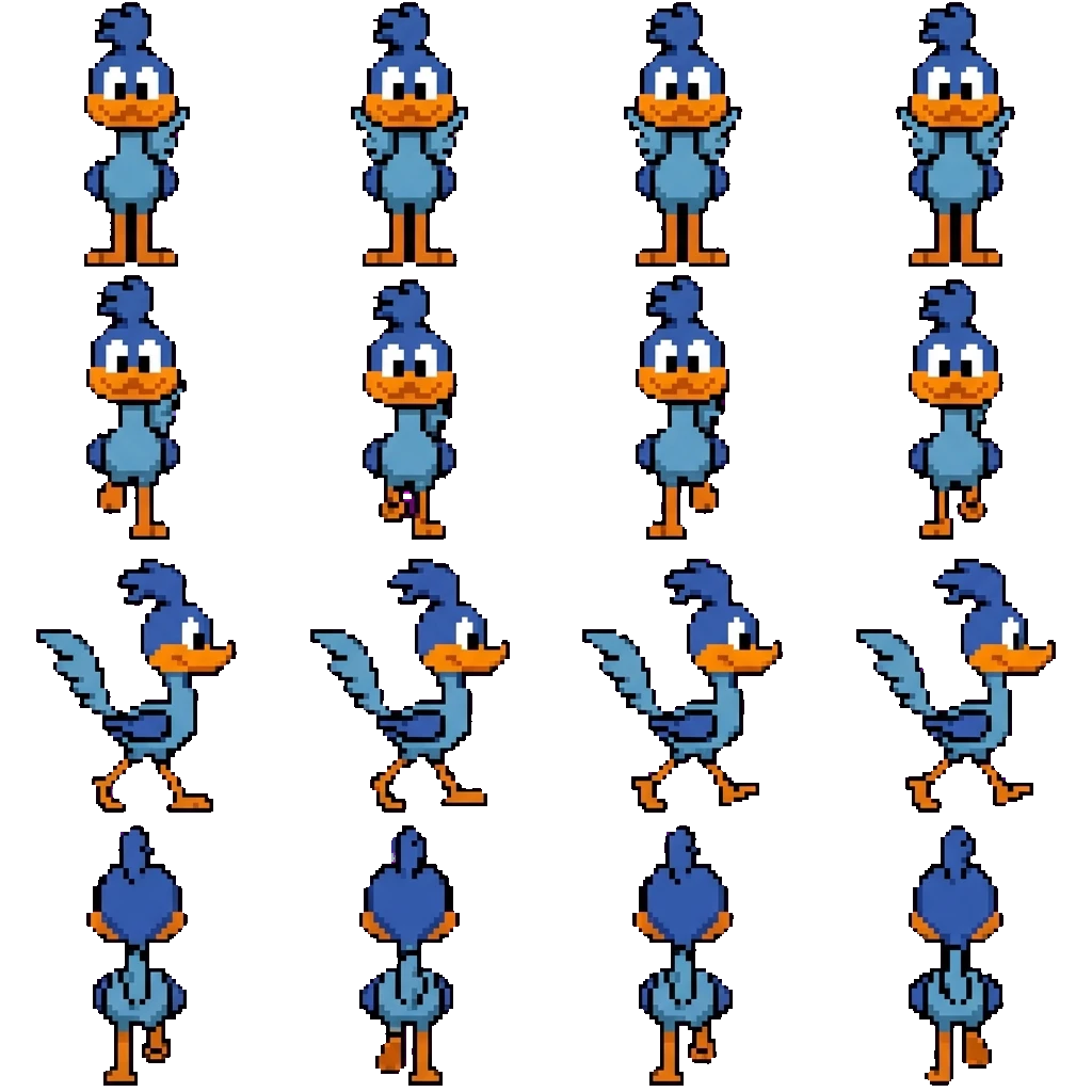 Road Runner movement sprite