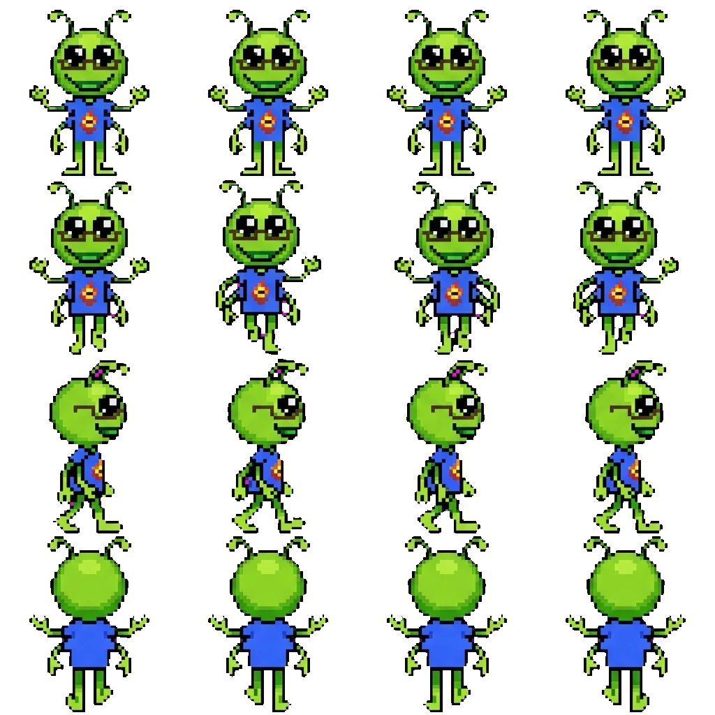 Martian movement sprite