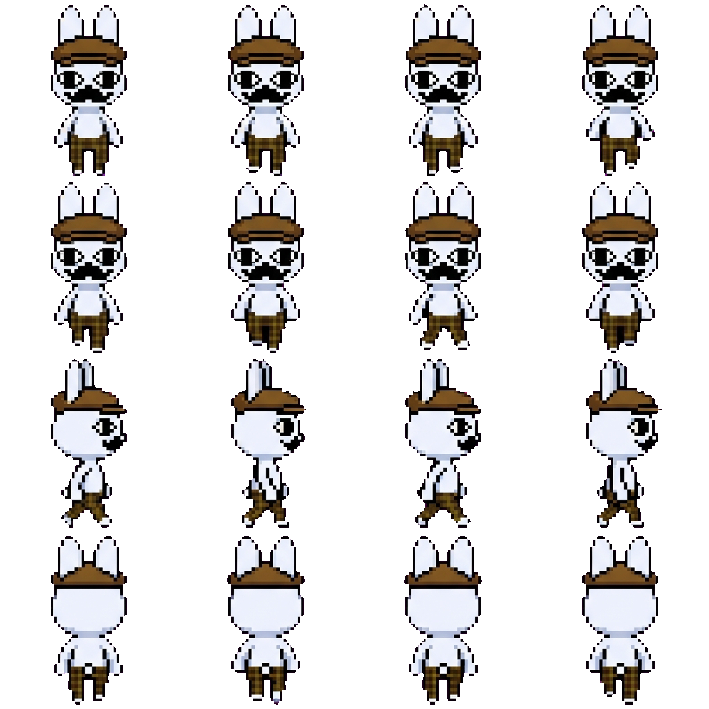 Barney movement sprite