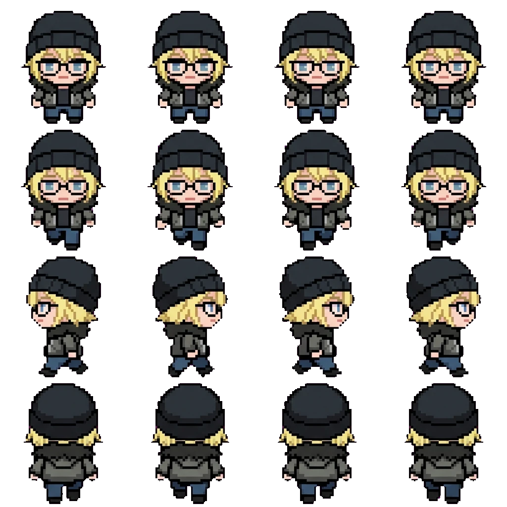 Isaac movement sprite