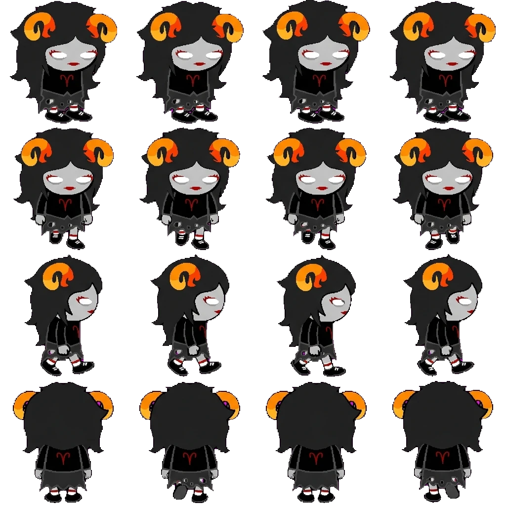 Aradia Megido movement sprite