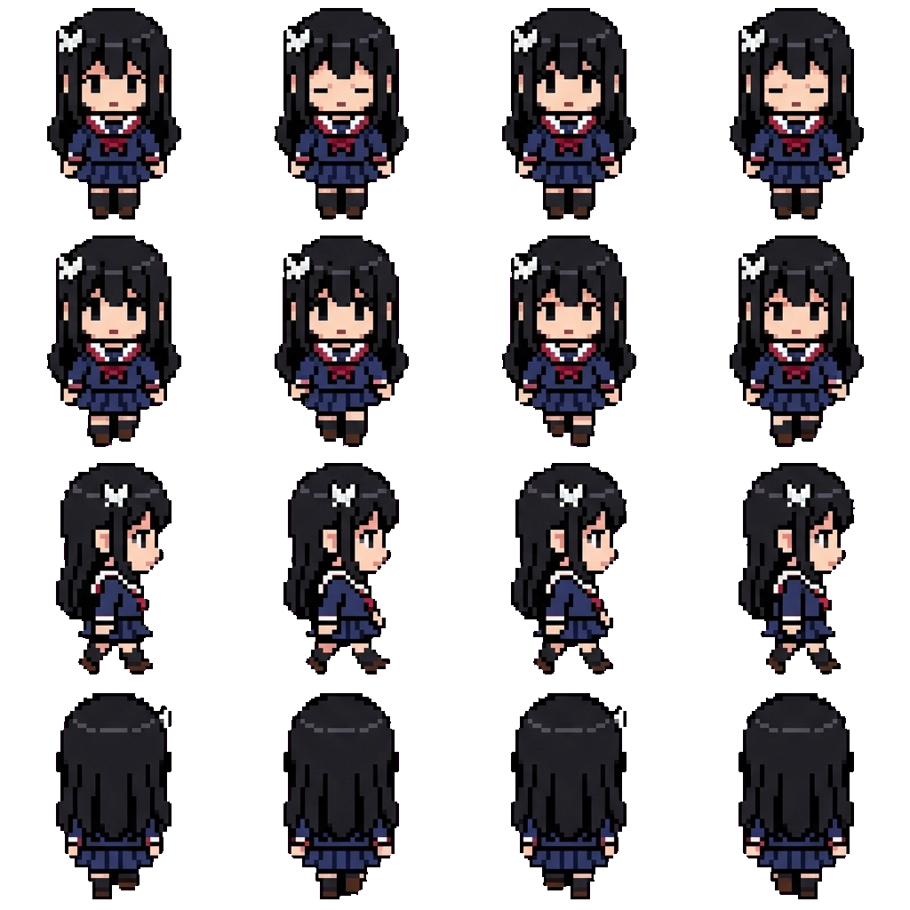 橙橙 movement sprite