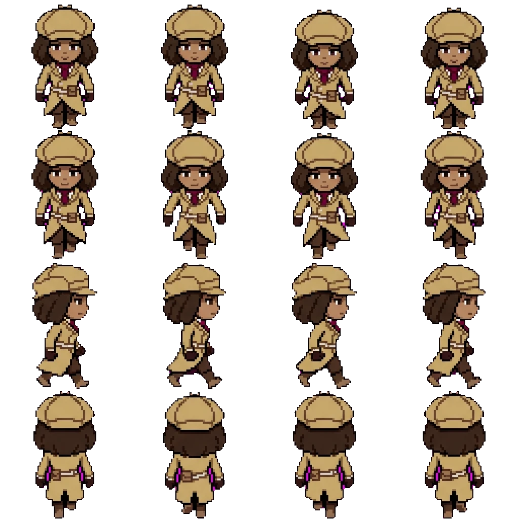 Hannah movement sprite