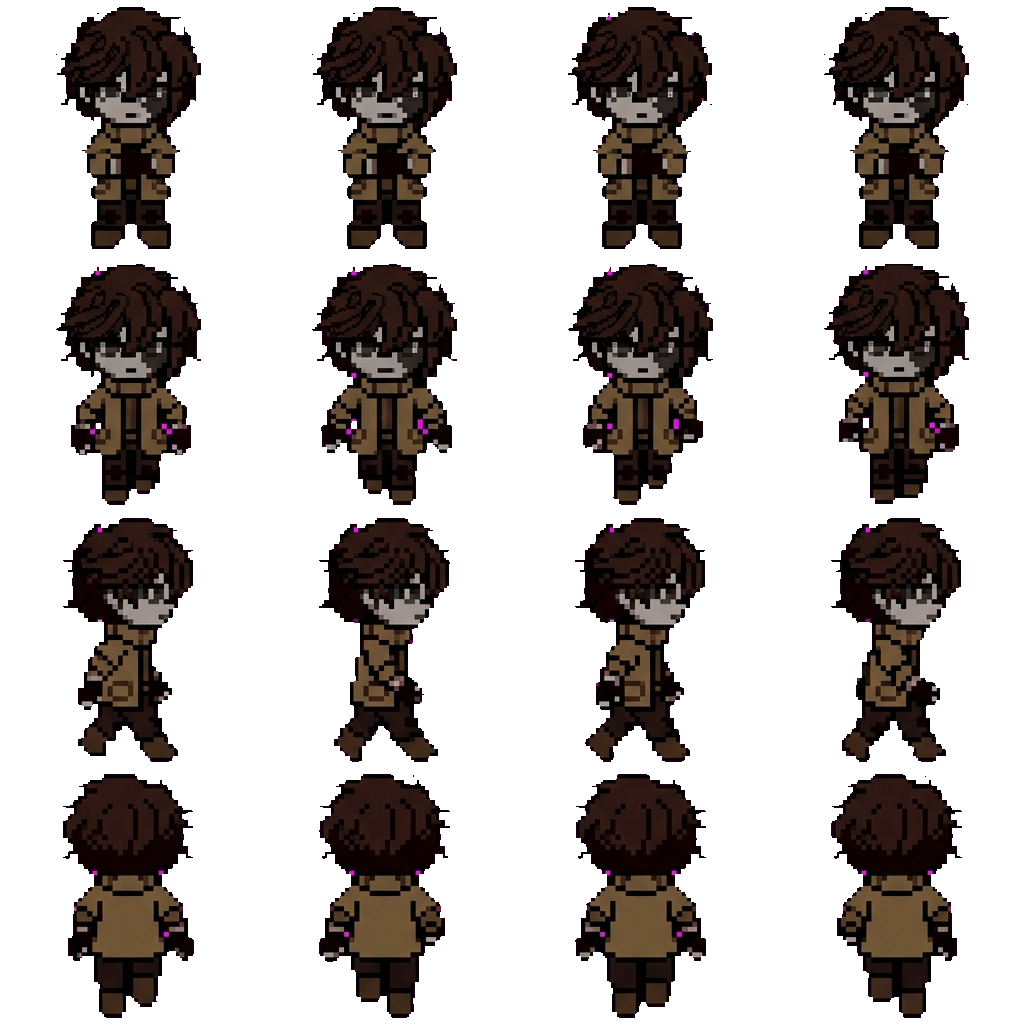 Masky movement sprite
