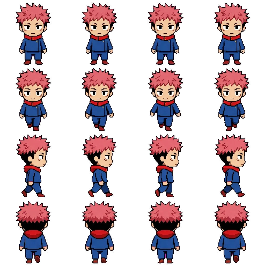 Itadori movement sprite