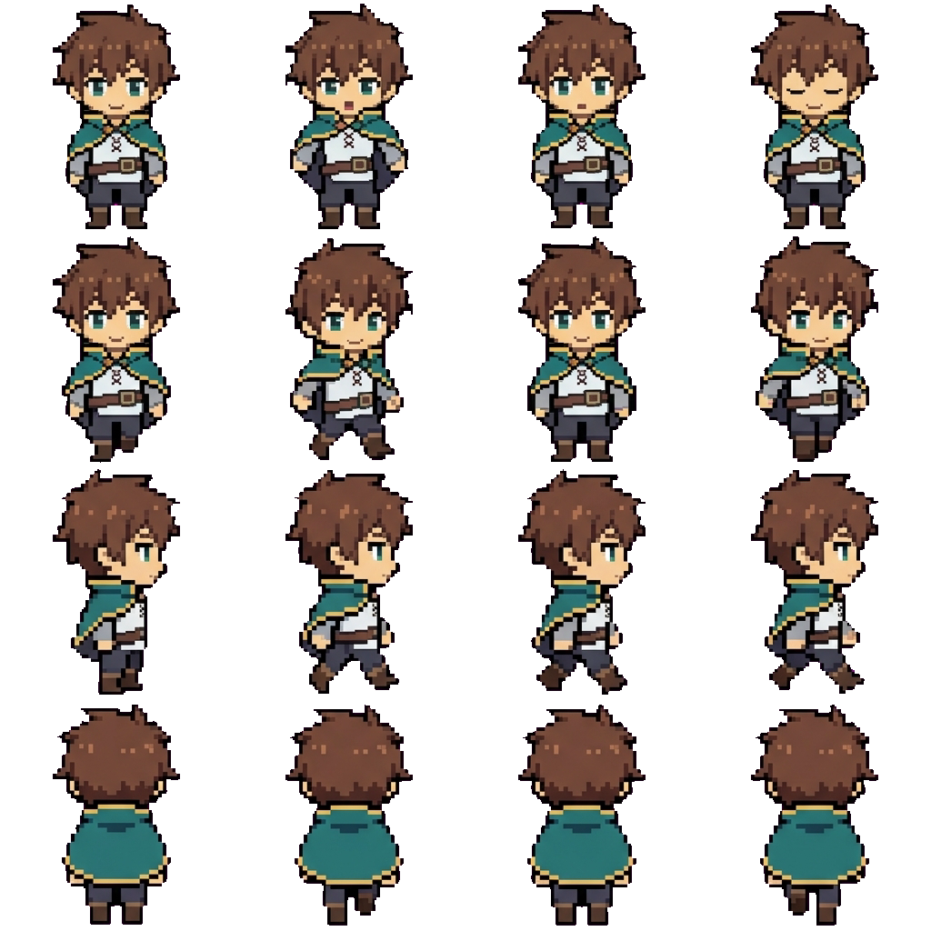 Kazuma movement sprite