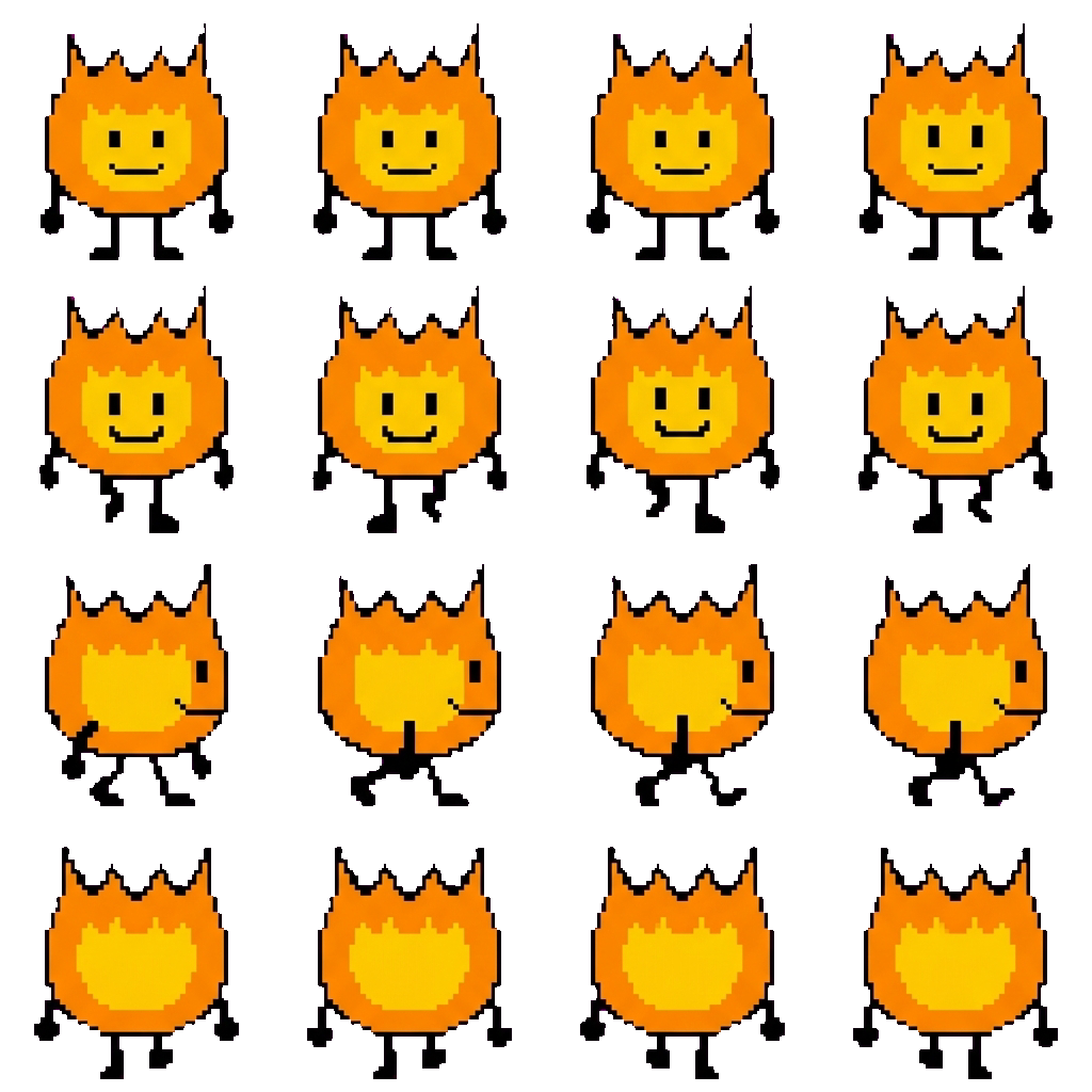 Firey movement sprite