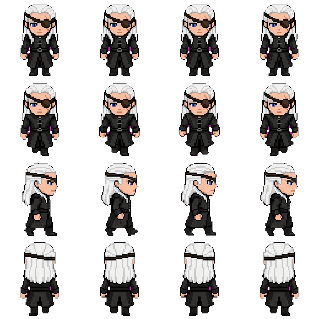 Aemond Targaryen movement sprite