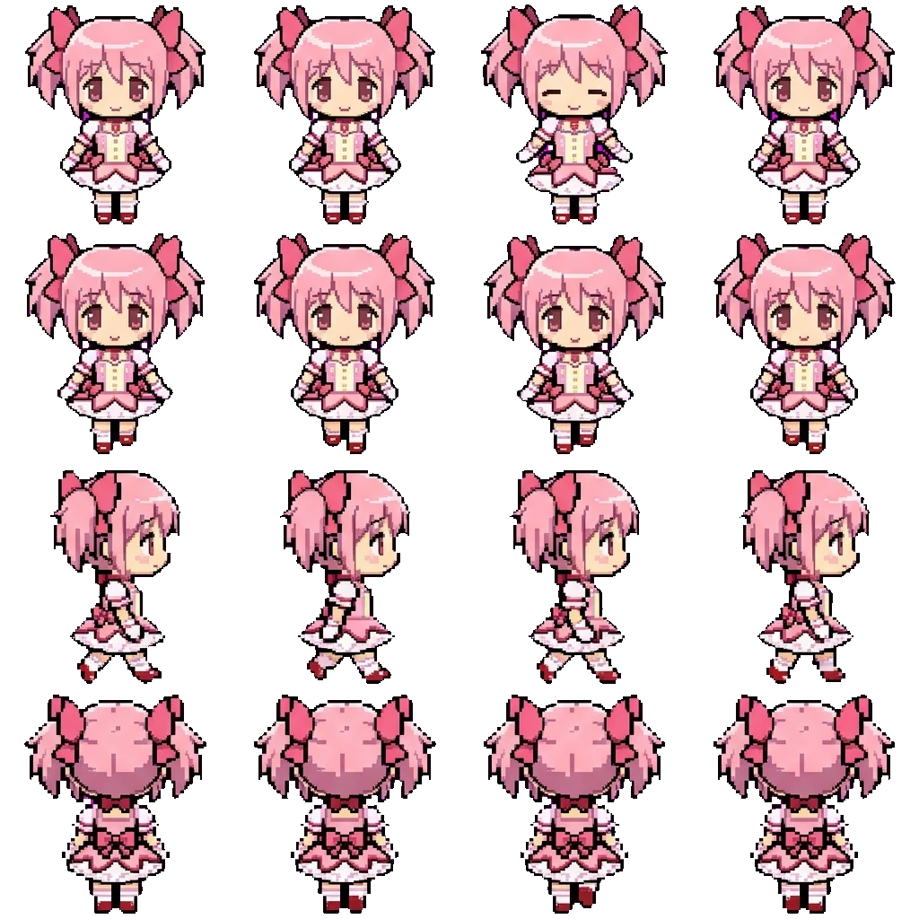 Madoka movement sprite