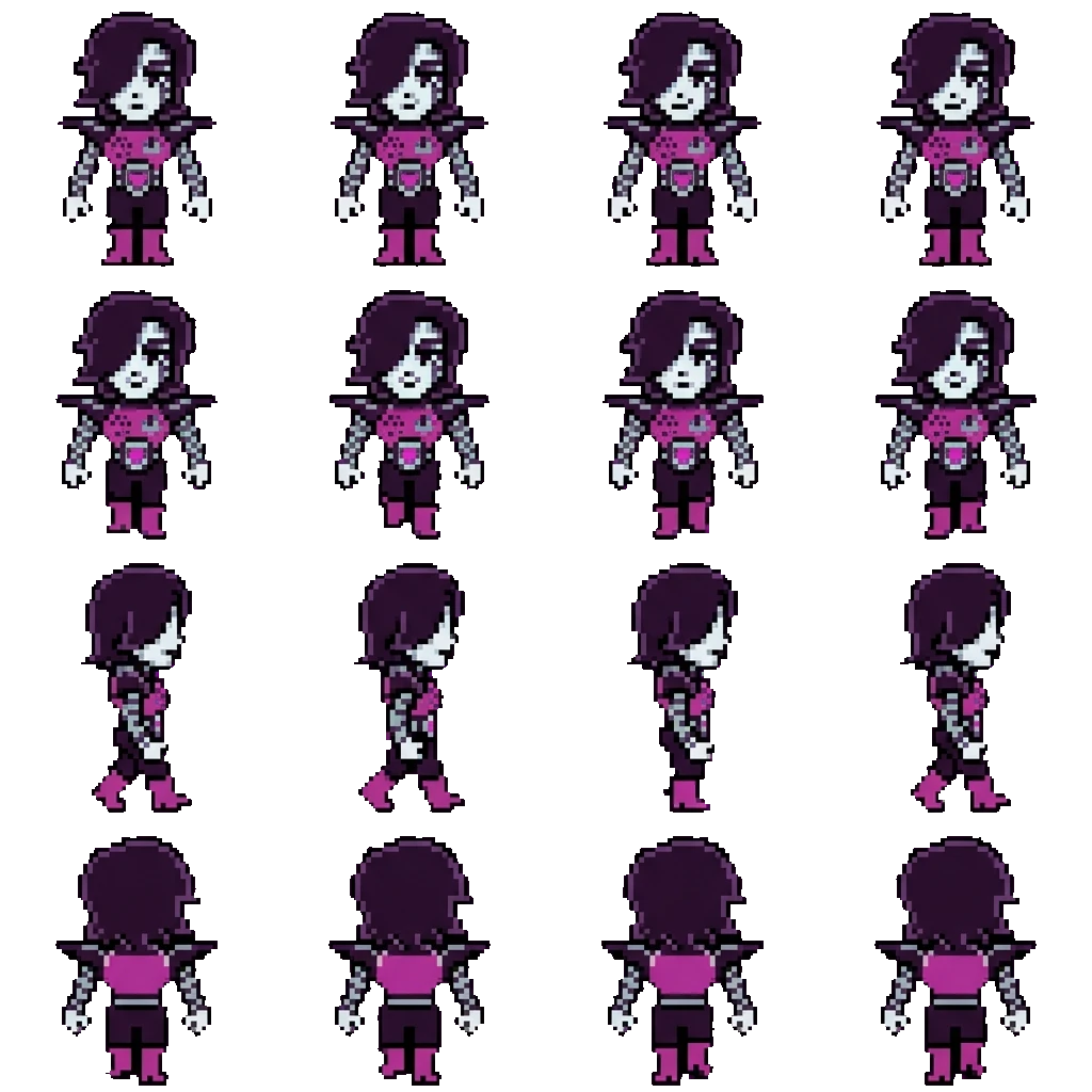 Mettaton Ex movement sprite