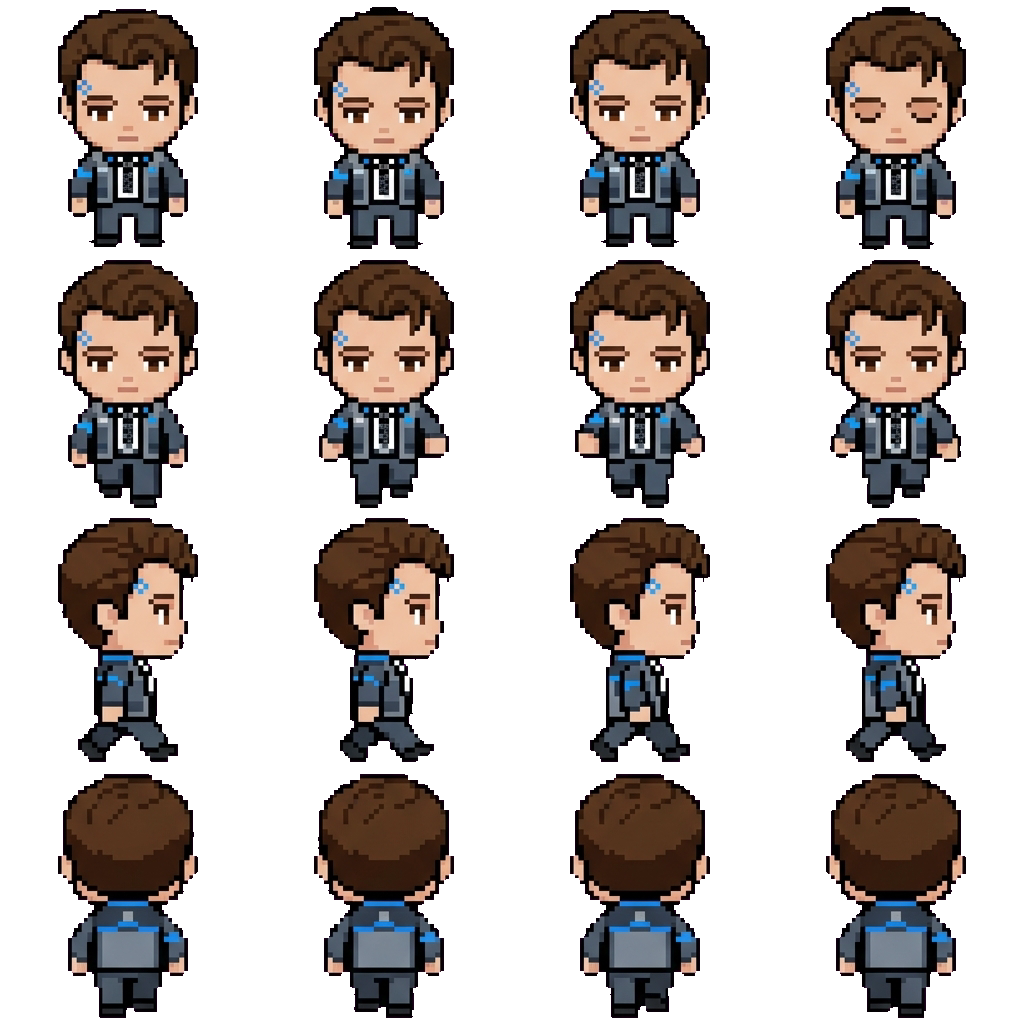 Connor (RK 800) movement sprite