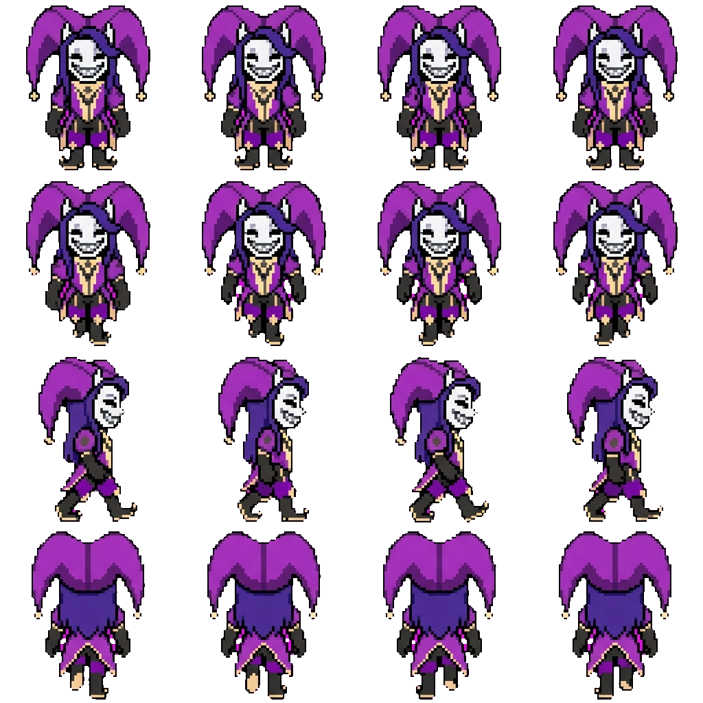 Jester movement sprite