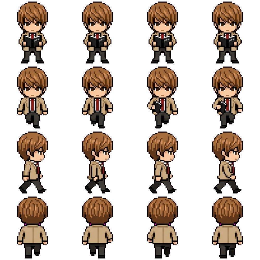 Light Yagami movement sprite