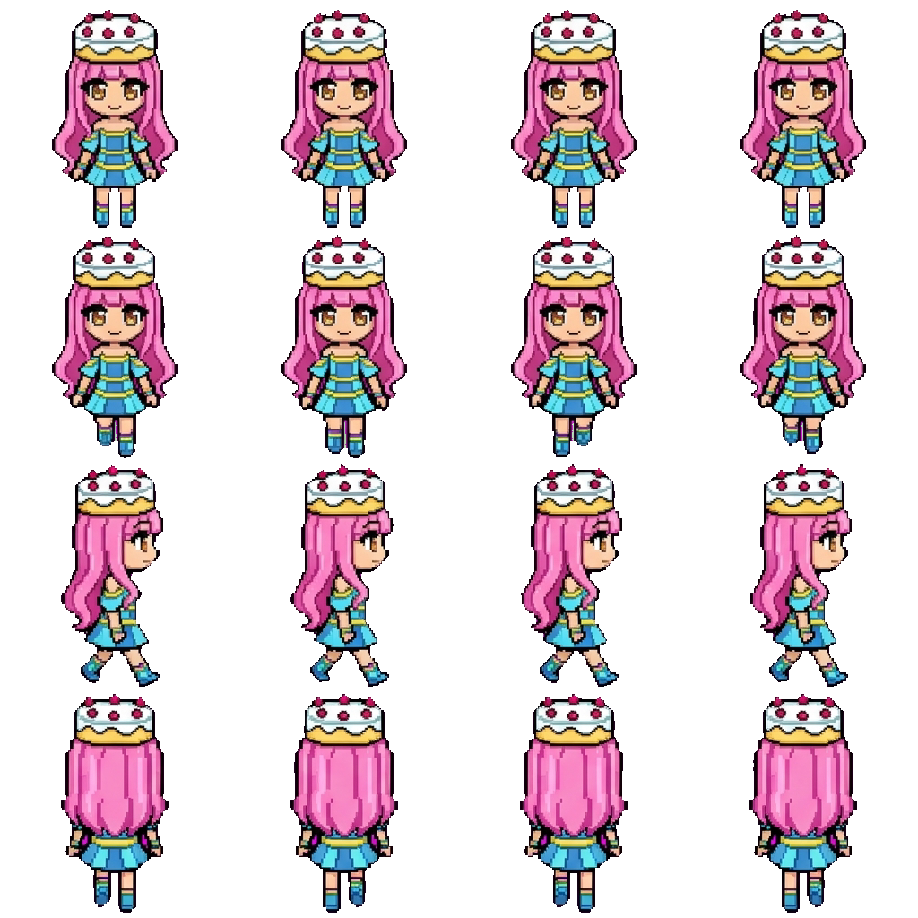 Rainbow movement sprite