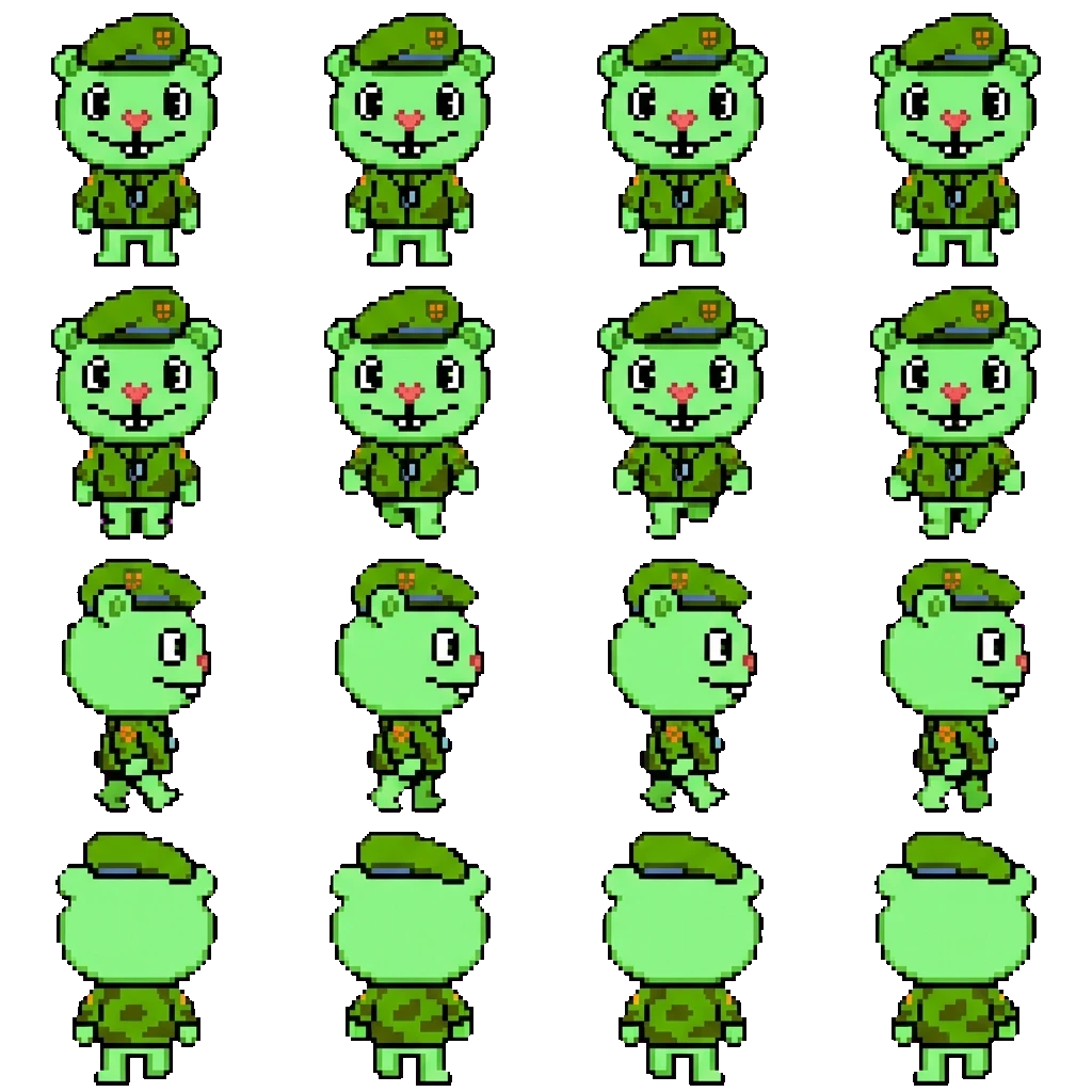 Flippy movement sprite