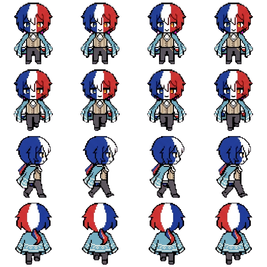 France movement sprite