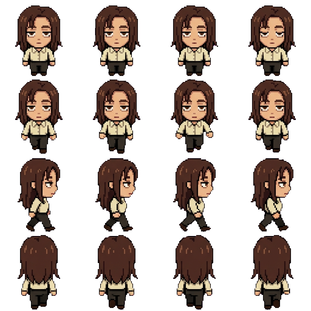 Shoko movement sprite