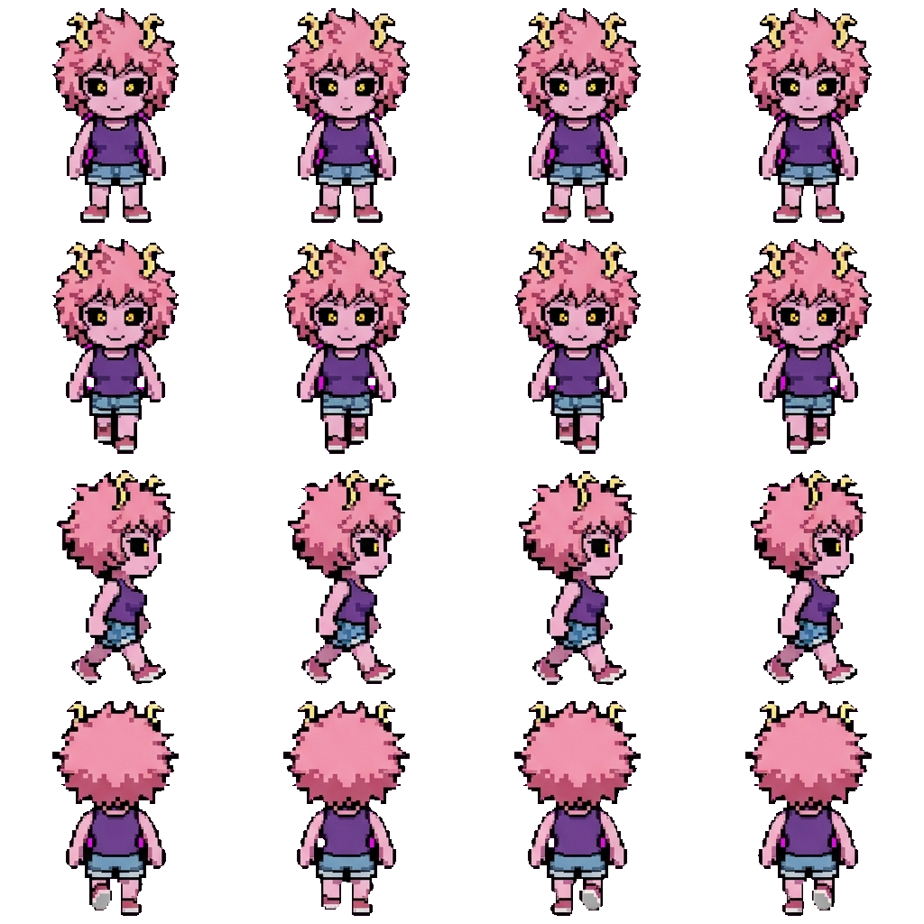 ashido movement sprite